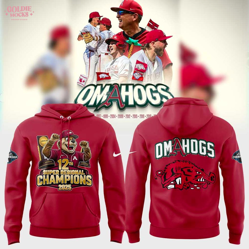 Arkansas Razorbacks 2025 Super Regional Champions For Fans T-Shirt Arkansas Razorbacks 2025 Super Regional Champions For Fans T-Shirt
