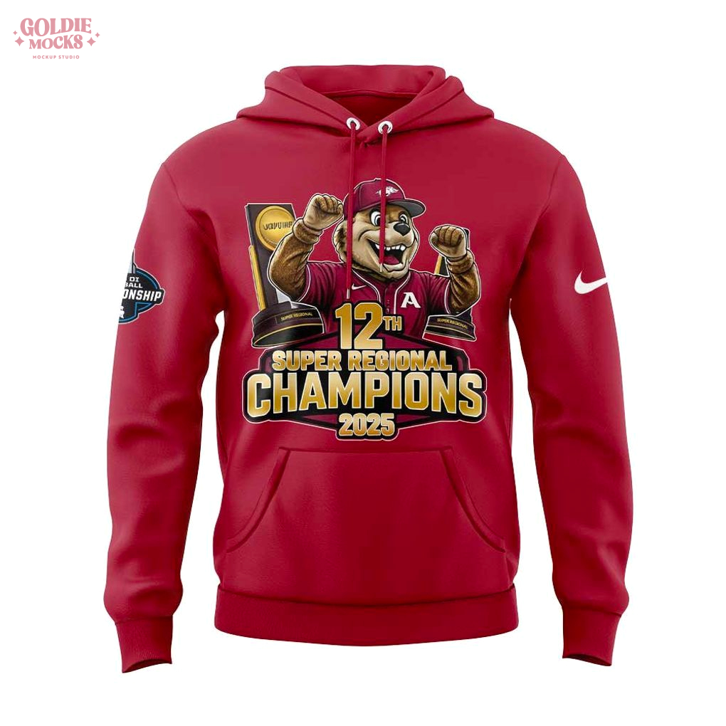 Arkansas Razorbacks 2025 Super Regional Champions For Fans T-Shirt Arkansas Razorbacks 2025 Super Regional Champions For Fans T-Shirt