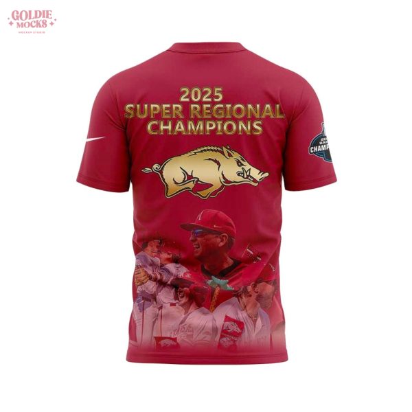 Arkansas Razorbacks 2025 Super Regional Champions Special Hoodie
