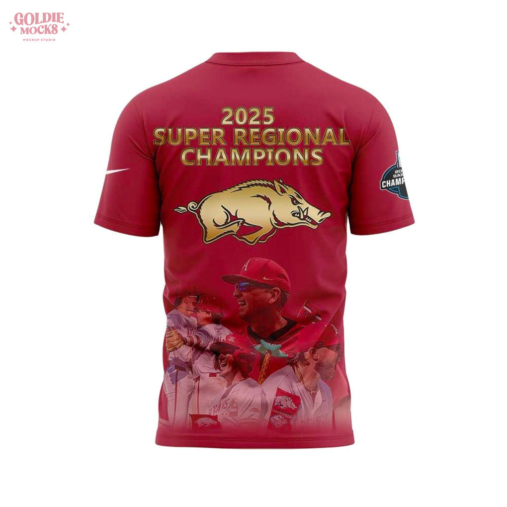 Arkansas Razorbacks 2025 Super Regional Champions Special Hoodie Arkansas Razorbacks 2025 Super Regional Champions Special Hoodie
