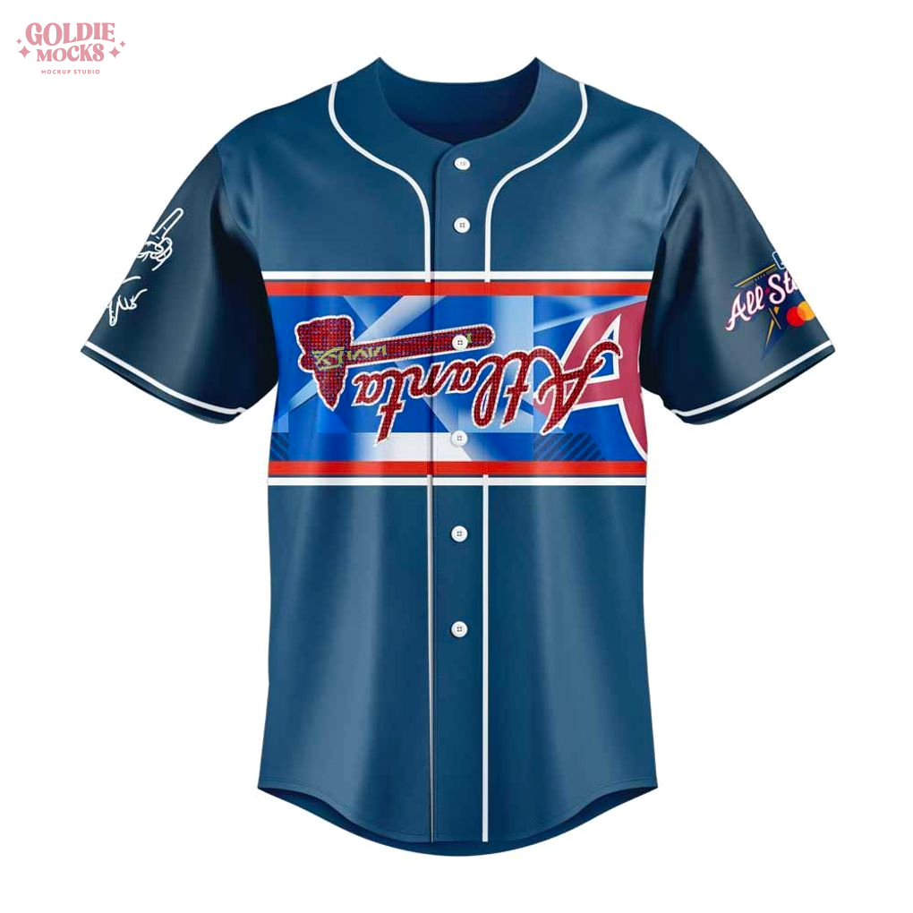 Atlanta Braves Peace up A-Town Down Jersey Atlanta Braves Peace up A-Town Down Jersey