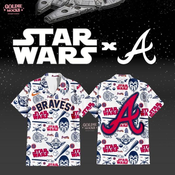 Atlanta Braves x Star Wars Game Day 2025 Hawaiian Shirt