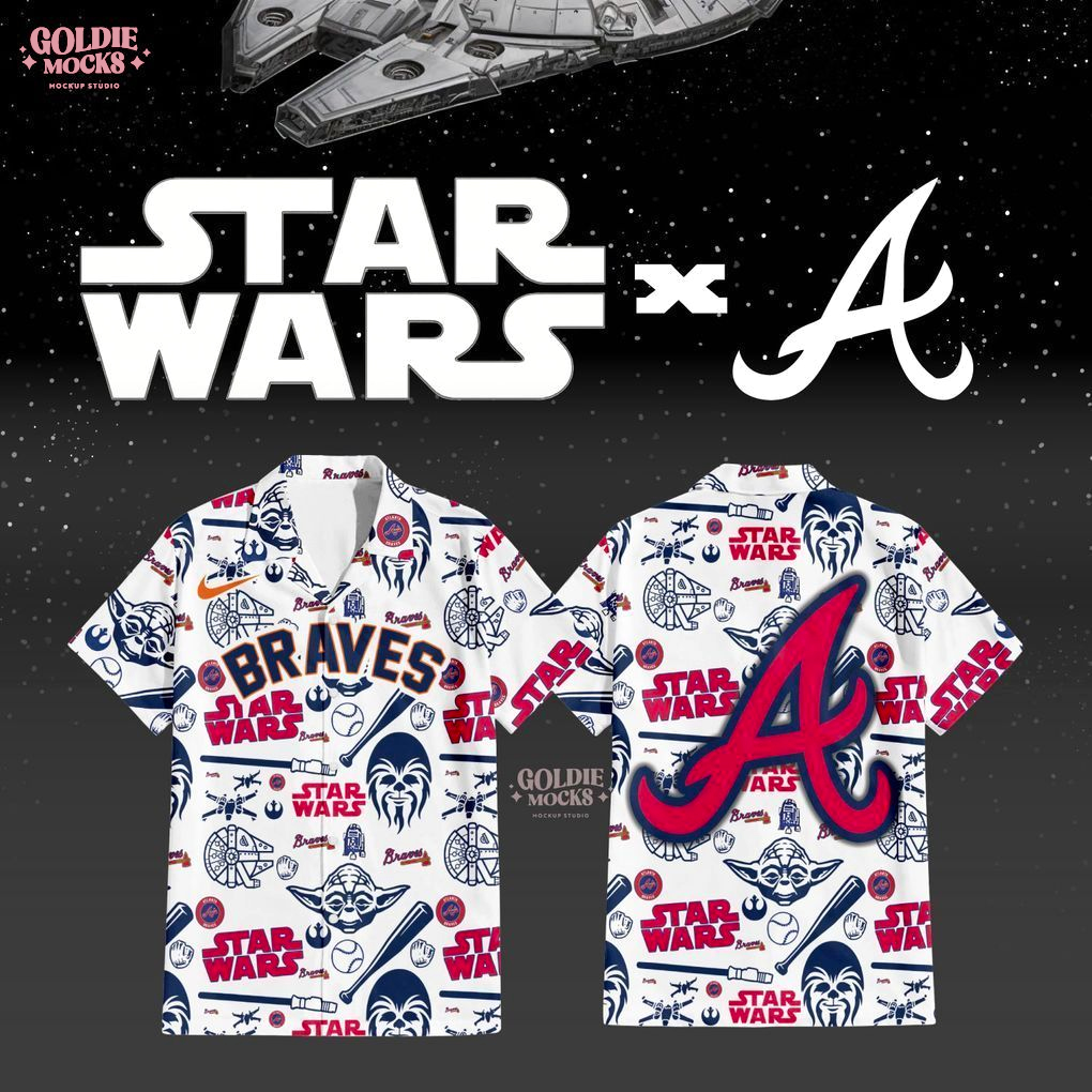Atlanta Braves x Star Wars Game Day 2025 Hawaiian Shirt Atlanta Braves x Star Wars Game Day 2025 Hawaiian Shirt