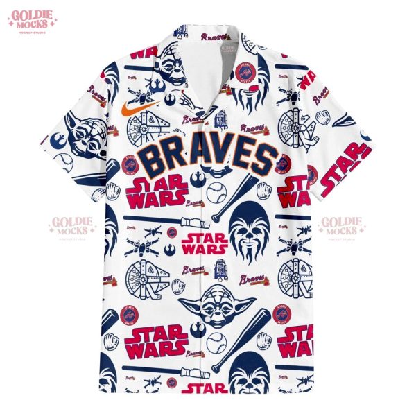 Atlanta Braves x Star Wars Game Day 2025 Hawaiian Shirt