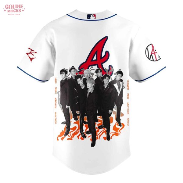 Atlanta Braves x Stray Kids ATE Tour Signature All Team For Fans 2025 Jersey