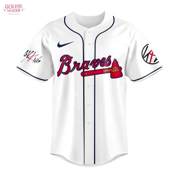 Atlanta Braves x Stray Kids Domin ATE Tour 2025 Chibi All Team Jersey