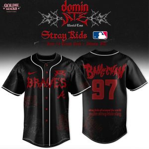 Atlanta Braves x Stray Kids Dominate World Tour 2025 All Team Jersey