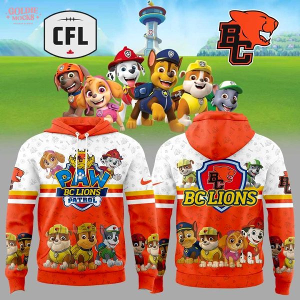 BC Lions Paw Patrol Hoodie