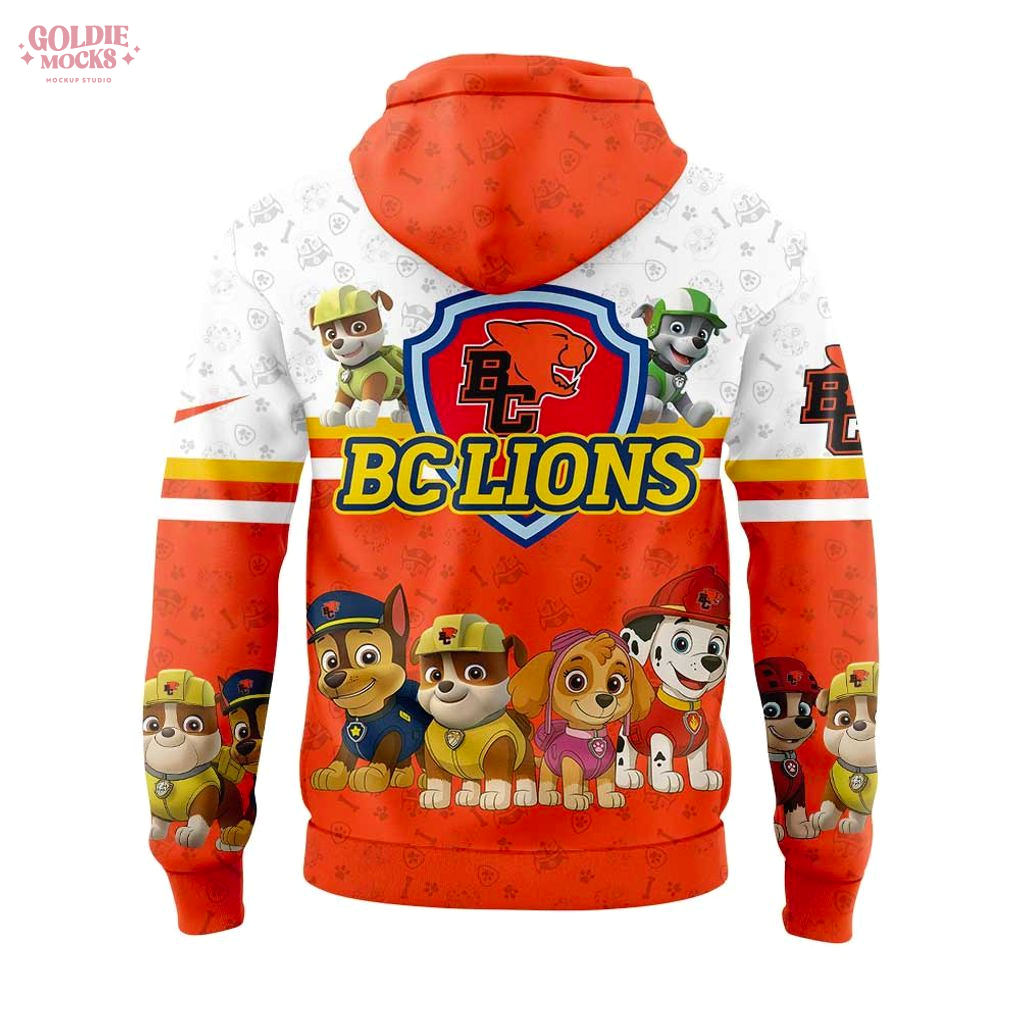 BC Lions Paw Patrol Hoodie BC Lions Paw Patrol Hoodie