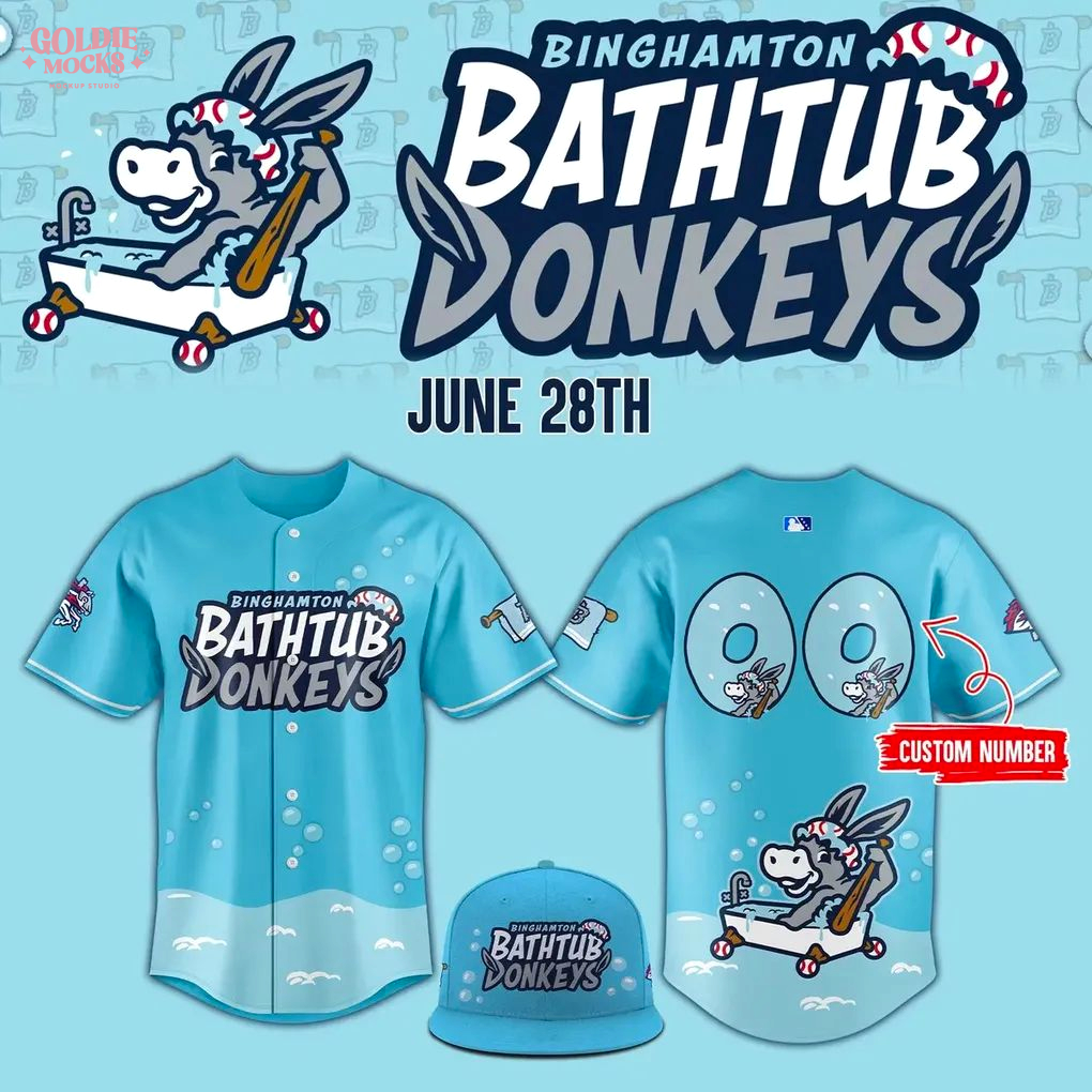 Binghamton Bathtub Donkeys 2025 For Fans Special Jersey Binghamton Bathtub Donkeys 2025 For Fans Special Jersey