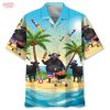 Funny Otter Independence Day Beach 2025 Hawaiian Shirt