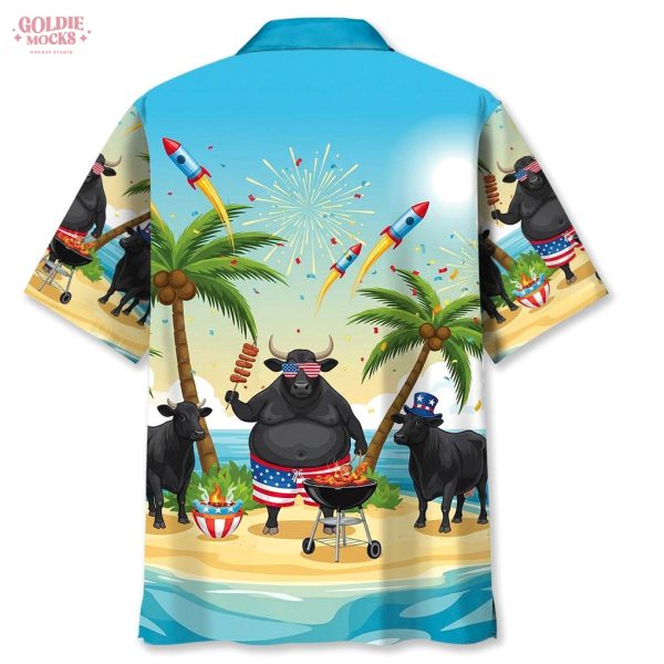 Black Angus Grilling BBQ 2025 Hawaiian Shirt