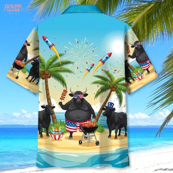 Black Angus Grilling BBQ 2025 Hawaiian Shirt