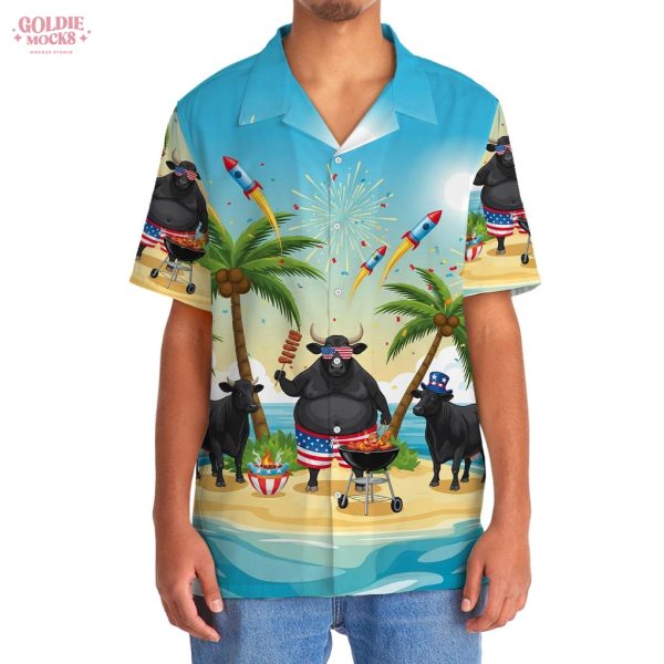 Black Angus Grilling BBQ 2025 Hawaiian Shirt