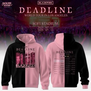 Black Pink Los Angeles Sofi Stadium Deadline World Tour 2025 Shirt