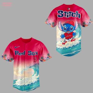 Boston Red Sox x Stitch Aloha 2025 Jersey