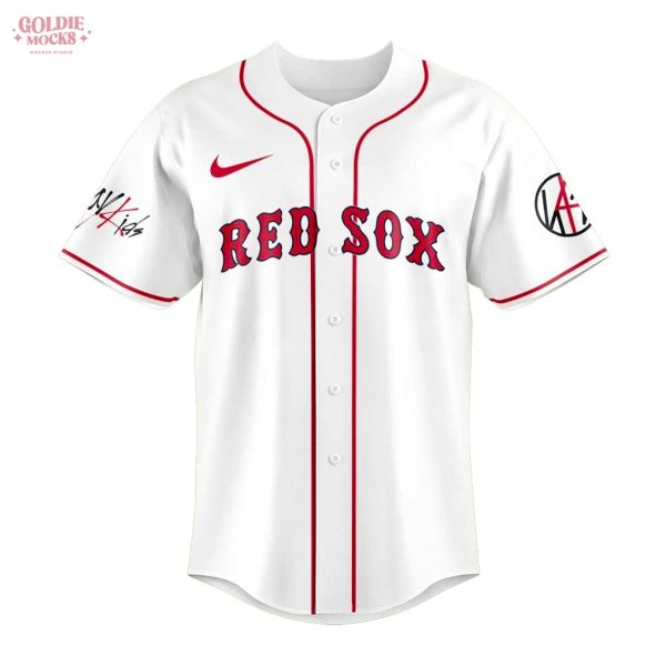 Boston Red Sox x Stray Kids ATE Tour Signature All Team For Fans 2025 Jersey