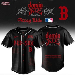 Boston Red Sox x Stray Kids Dominate World Tour 2025 All Team Jersey
