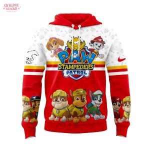 Calgary Stampeders Paw Patrol Hoodie