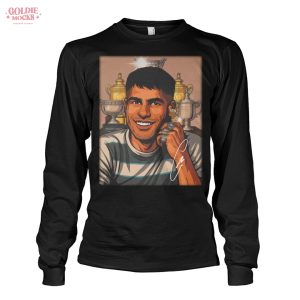 Carlos Alcaraz Roland Garros 2025 Winner For Fans T-Shirt