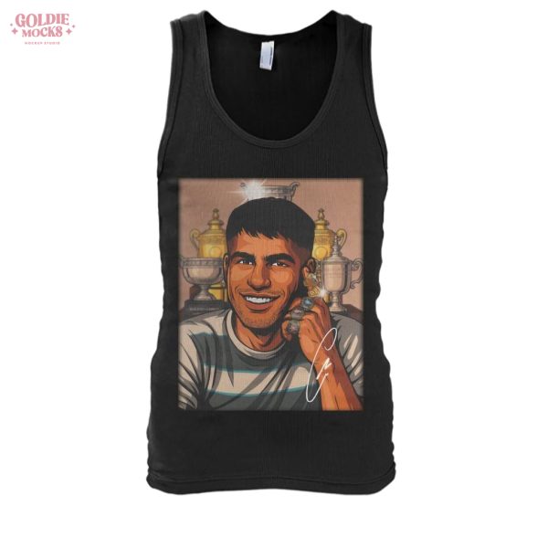 Carlos Alcaraz Roland Garros 2025 Winner For Fans T-Shirt