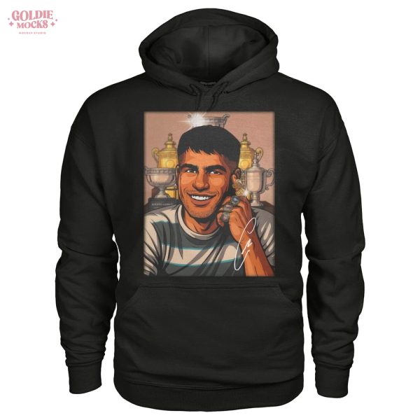 Carlos Alcaraz Roland Garros 2025 Winner For Fans T-Shirt