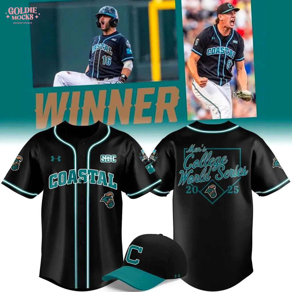 CCU Coastal Carolina World Series 2025 Winner Jersey CCU Coastal Carolina World Series 2025 Winner Jersey