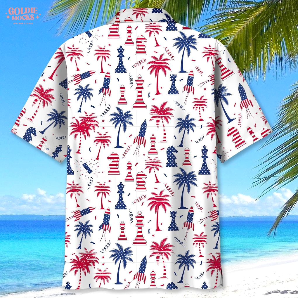 Chess Independence Day 2025 Hawaiian Shirt Chess Independence Day 2025 Hawaiian Shirt