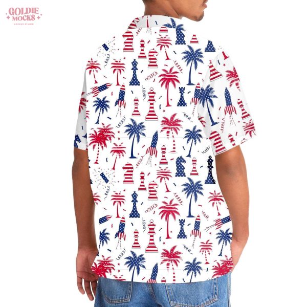 Chess Independence Day 2025 Hawaiian Shirt