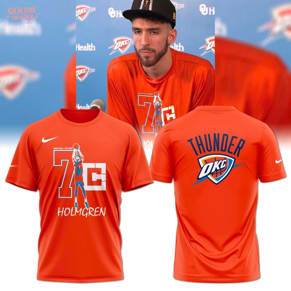Chet Holmgren 7C Oklahoma City Thunder 2025 T-Shirt Chet Holmgren 7C Oklahoma City Thunder 2025 T-Shirt