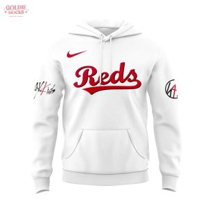 Cincinnati Reds x ATE Show Signature All Team 2025 White Hoodie