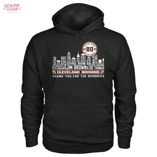 Cleveland Browns 80th Anniversary 2025 T-Shirt
