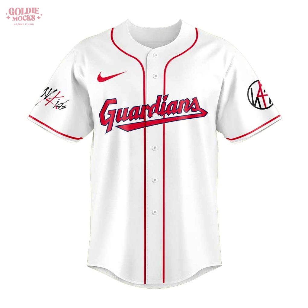 Cleveland Guardians x Stray Kids ATE Tour Signature All Team For Fans 2025 Jersey Cleveland Guardians x Stray Kids ATE Tour Signature All Team For Fans 2025 Jersey