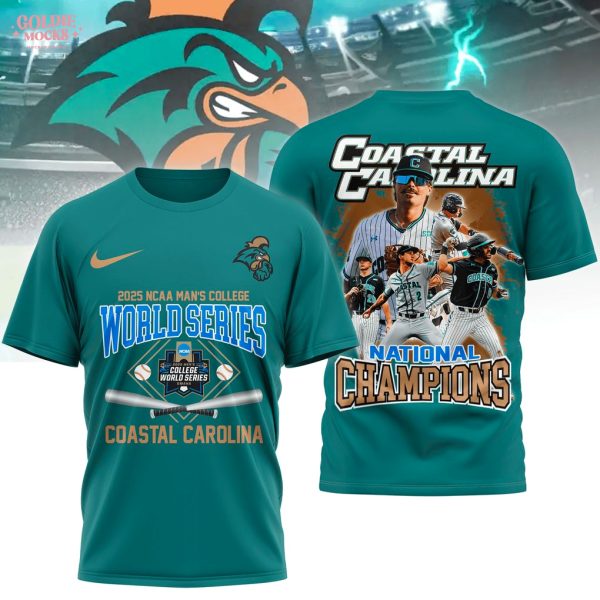 Coastal Carolina 2025 World Series Nation Champions T-Shirt