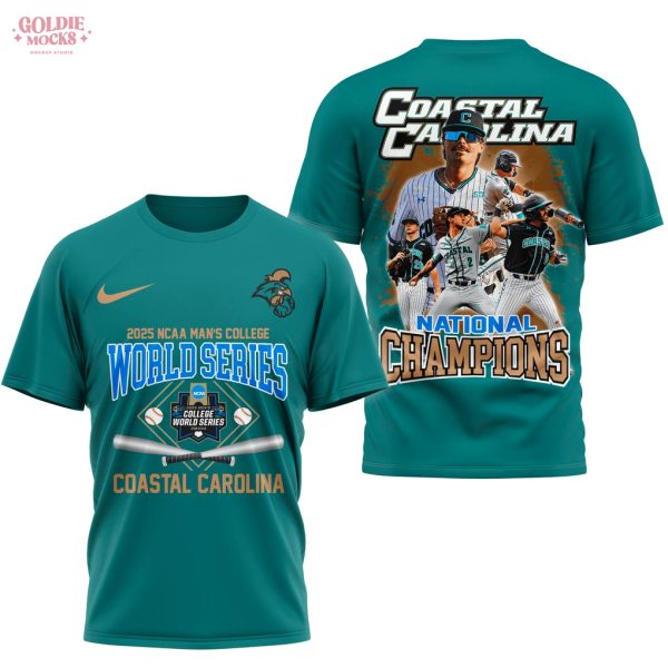 Coastal Carolina 2025 World Series Nation Champions T-Shirt
