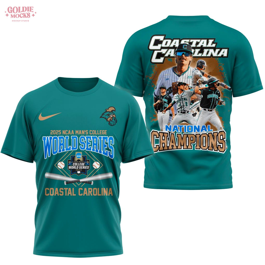 Coastal Carolina 2025 World Series Nation Champions T-Shirt Coastal Carolina 2025 World Series Nation Champions T-Shirt
