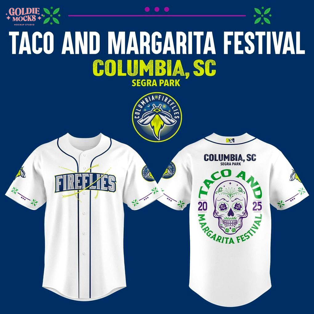 Columbia Fireflies Margarita Festival Jersey 2025 Columbia Fireflies Margarita Festival Jersey 2025