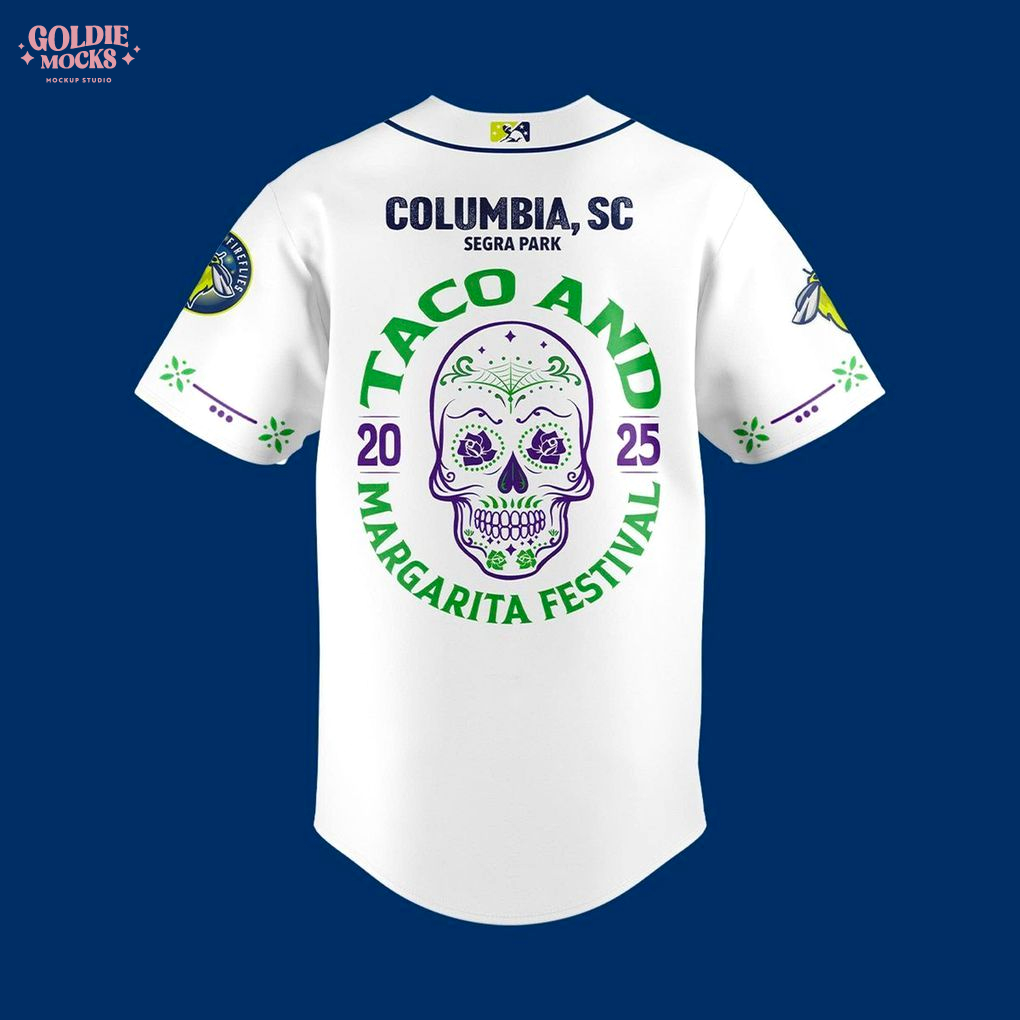 Columbia Fireflies Margarita Festival Jersey 2025 Columbia Fireflies Margarita Festival Jersey 2025