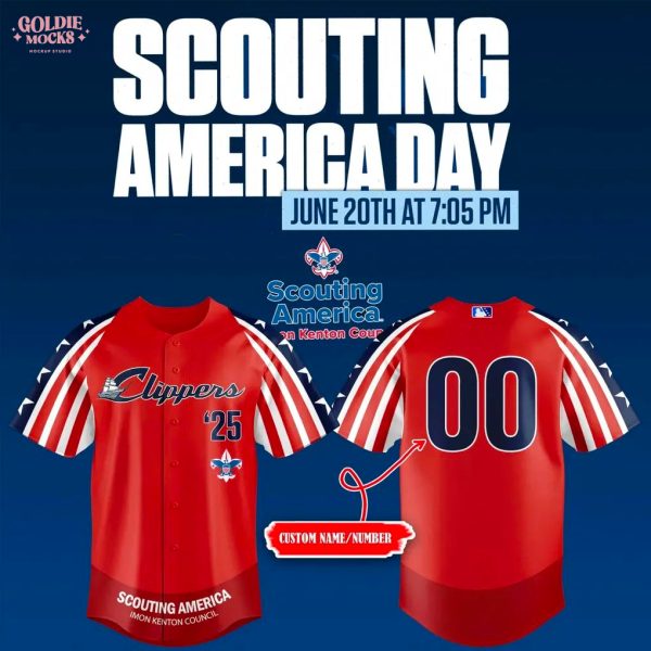 Columbus Clippers Annual Scouting America Night 2025 Jersey