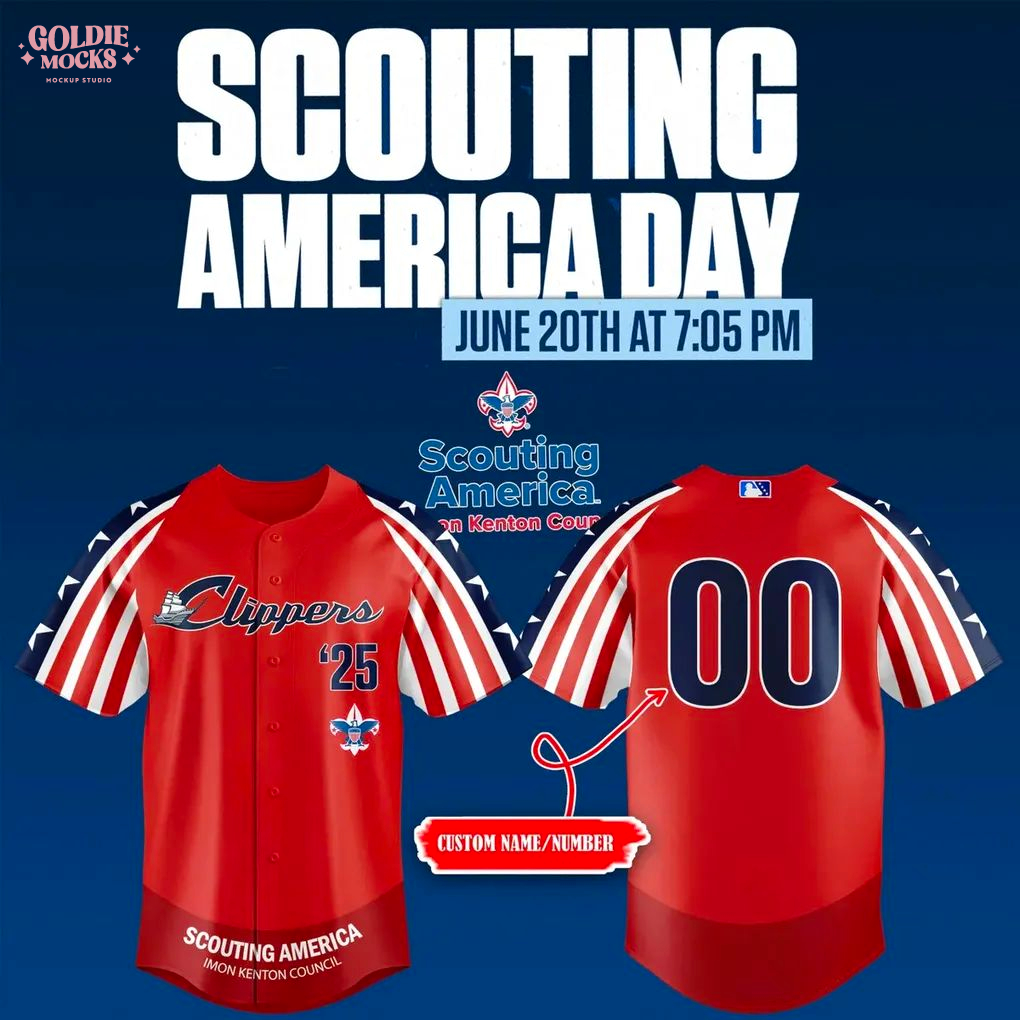 Columbus Clippers Annual Scouting America Night 2025 Jersey Columbus Clippers Annual Scouting America Night 2025 Jersey