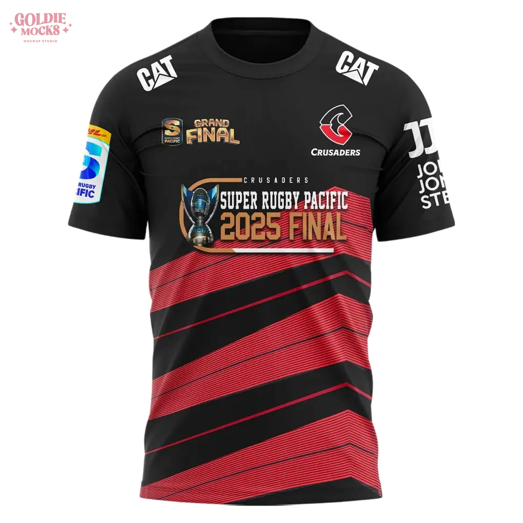 Crusaders 2025 Super Rugby Pacific Champions T-Shirt Crusaders 2025 Super Rugby Pacific Champions T-Shirt
