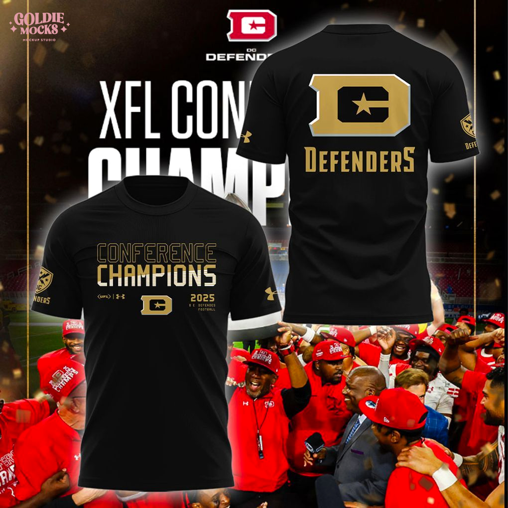 DC Defenders XFL Conference 2025 Champions T-Shirt DC Defenders XFL Conference 2025 Champions T-Shirt