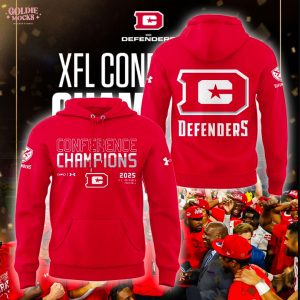 DC Defenders XFL Conference 2025 Champions White Red Shirt