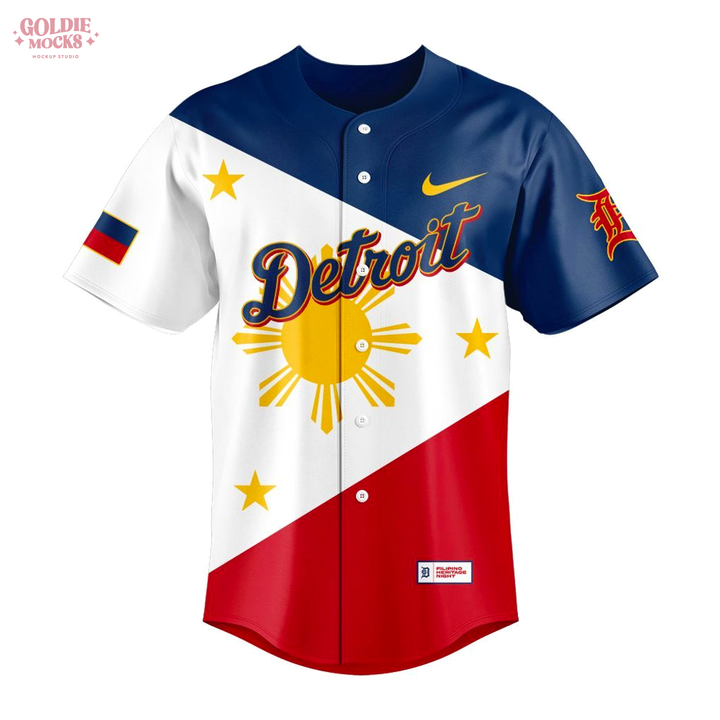 Detroit Tigers Celebrating Filipino Heritage Night 2025 Jersey Detroit Tigers Celebrating Filipino Heritage Night 2025 Jersey
