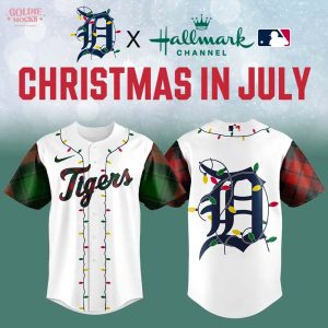 Detroit Tigers Christmas in July 2025 For Fans Jersey