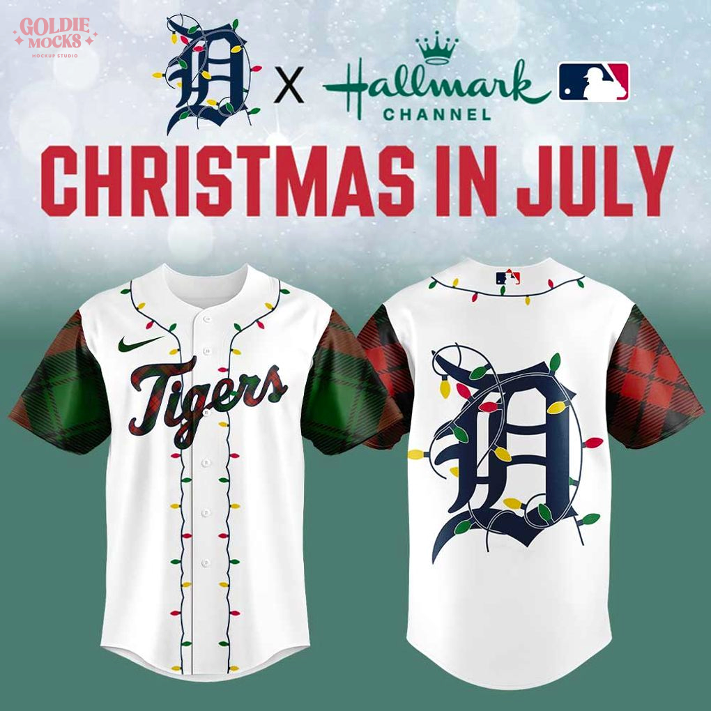 Detroit Tigers Christmas in July 2025 For Fans Jersey Detroit Tigers Christmas in July 2025 For Fans Jersey