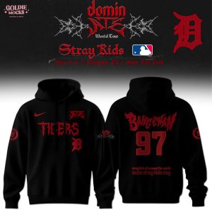 Detroit Tigers x Stray Kids Dominate World Tour 2025 All Team Hoodie