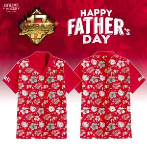 Diablos Rojos del México Happy Father Day 2025 For Father Hawaiian Shirt
