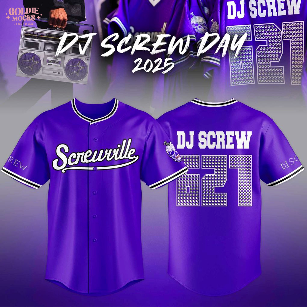 DJ Screw 2025 Limited Edition Jersey DJ Screw 2025 Limited Edition Jersey