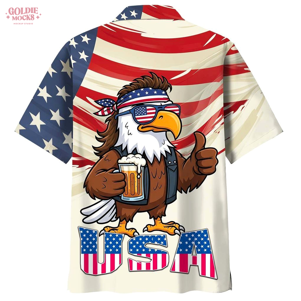 Eagle Independence Day USA 2025 Hawaiian Shirt Eagle Independence Day USA 2025 Hawaiian Shirt